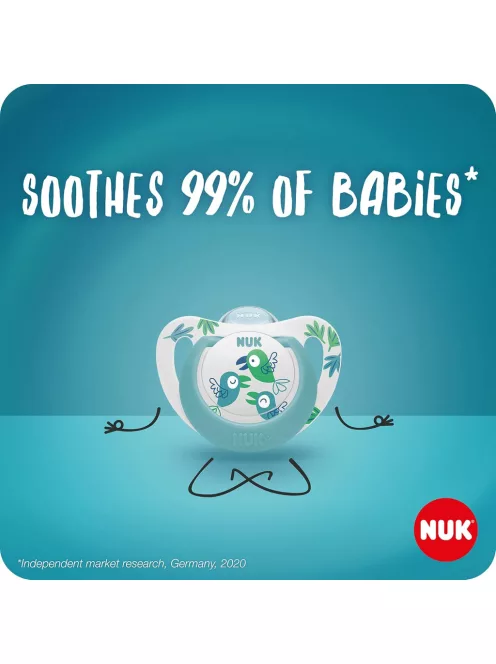 Nuk Star cumi 6-18 hó, 2 db-os, OUTLET termék