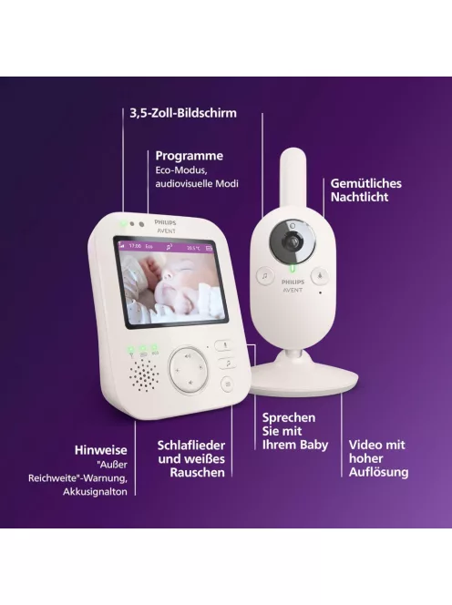 Philips Avent SCD891 kamerás bébiőr. OUTLET termék