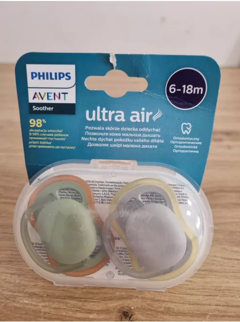 Philips Avent ultra air cumi 6-18 hó- 2 db-os csomag - Outlet termék
