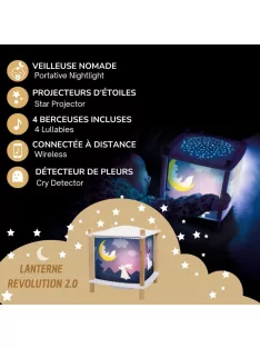   Trousselier Lantern Revolution 2.0 Erdős projektoros éjjeli fény, OUTLET termék