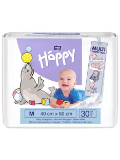   Bella Baby Happy Baby 30 db-os pelenkázó alátét, OUTLET termék