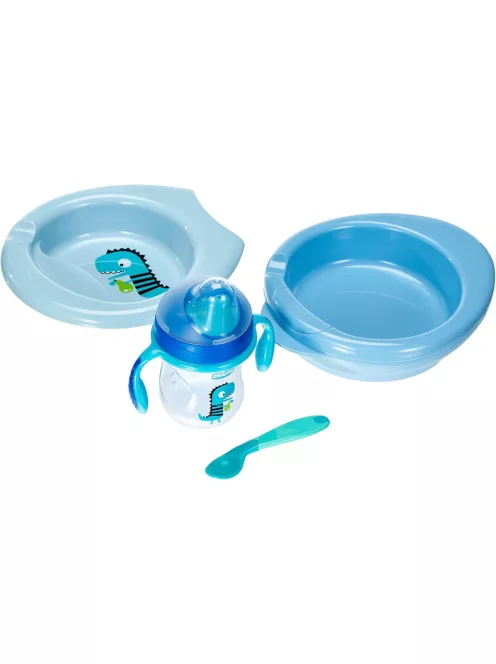 Chicco Let's Get Started 4 részes  étkészlet 6+hó, OUTLET termék