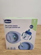 Chicco Let's Get Started 4 részes  étkészlet 6+hó, OUTLET termék