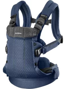   BabyBjörn Harmony 3D hálós babahordozó - sötétkék, OUTLET termék