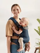 BabyBjörn Harmony 3D hálós babahordozó - sötétkék, OUTLET termék