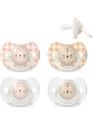 Suavinex 4 db-os szilikon cumi szett, 6-18hó, OUTLET termék