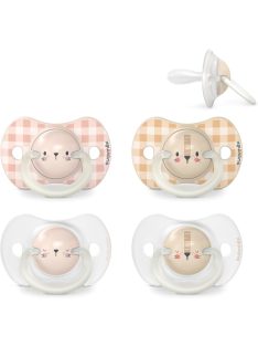   Suavinex 4 db-os szilikon cumi szett, 6-18hó, OUTLET termék