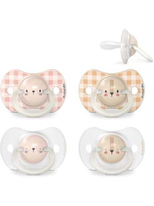 Suavinex 4 db-os szilikon cumi szett, 6-18hó, OUTLET termék