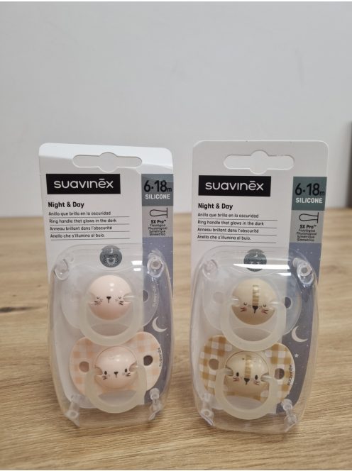 Suavinex 4 db-os szilikon cumi szett, 6-18hó, OUTLET termék