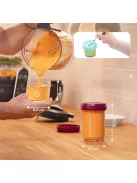 Babymoov üveg tárolóedények tetővel-8 db OUTLET termék , 4x220ml & 4x100ml- OUTLET termék