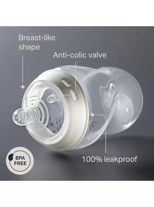 Tommee Tippee Natural Start anti-colic cumisüveg szett 0+ 6x260ml, OUTLET termék