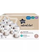 Tommee Tippee Natural Start anti-colic cumisüveg szett 0+ 6x260ml, OUTLET termék