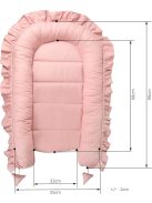 Totsy Baby 50x90cm-es babafészek-rózsaszín, OUTLET termék