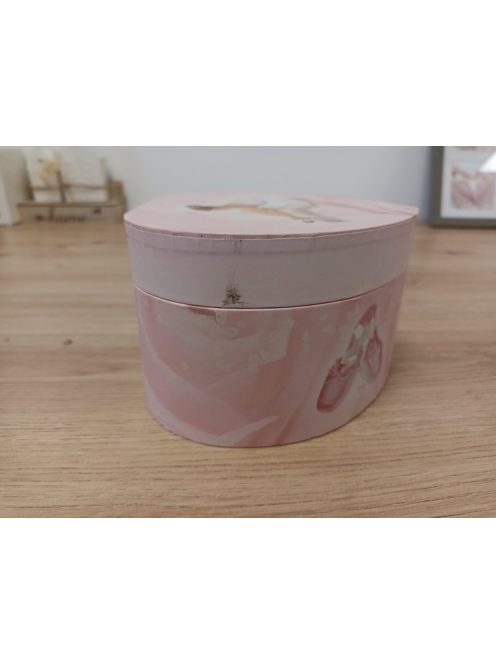 Trousselier szív alakú zenélő doboz-balerina, OUTLET termék