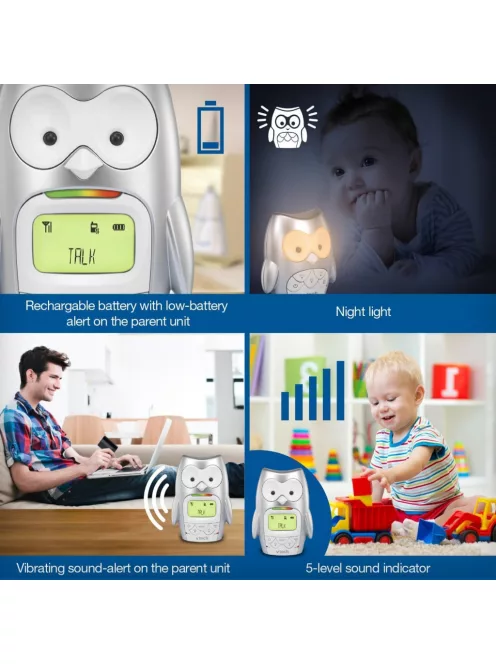 Vtech BM2300 kétirányú bébiőr-bagoly, OUTLET termék