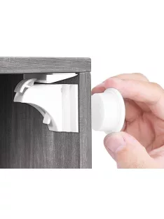   Norjews mágneses szekrényzár, 20 zár + 2 kulcs, OUTLET termék