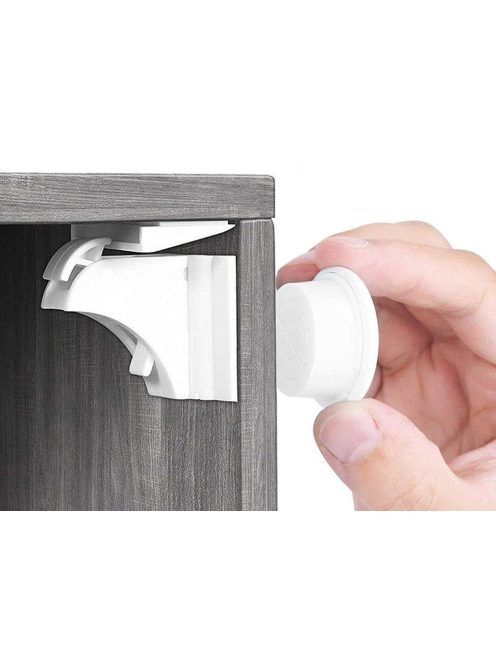 Norjews mágneses szekrényzár, 20 zár + 2 kulcs, OUTLET termék