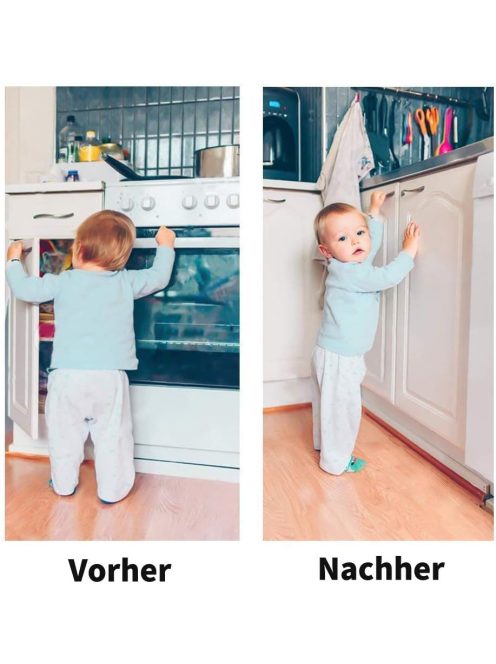 Norjews mágneses szekrényzár, 20 zár + 2 kulcs, OUTLET termék