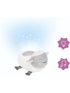   Badabulle Lulu a bárány zenélő és világító plüss, OUTLET termék