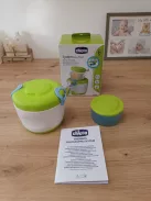 Chicco System Easy Meal hűtartó bébiétel tároló kanállal, OUTLET termék