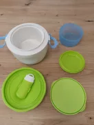 Chicco System Easy Meal hűtartó bébiétel tároló kanállal, OUTLET termék