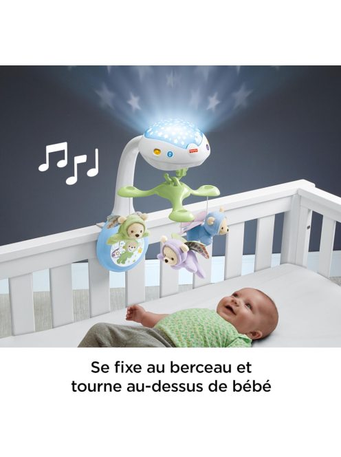 Fisher Price távirányítós, projektoros 3in1-ben zenélő-forgó OUTLET termék