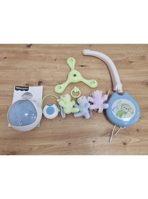 Fisher Price távirányítós, projektoros 3in1-ben zenélő-forgó OUTLET termék