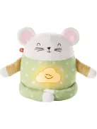 Fisher-Price meditáló egér plüss OLASZ nyelvű, OUTLET termék