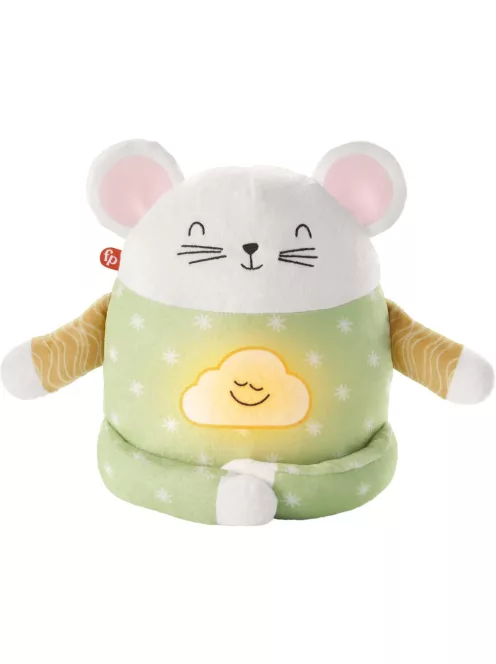 Fisher-Price meditáló egér plüss OLASZ nyelvű, OUTLET termék