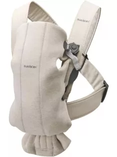 BABYBJÖRN Mini Soft hordozó- light beige Outlet termék