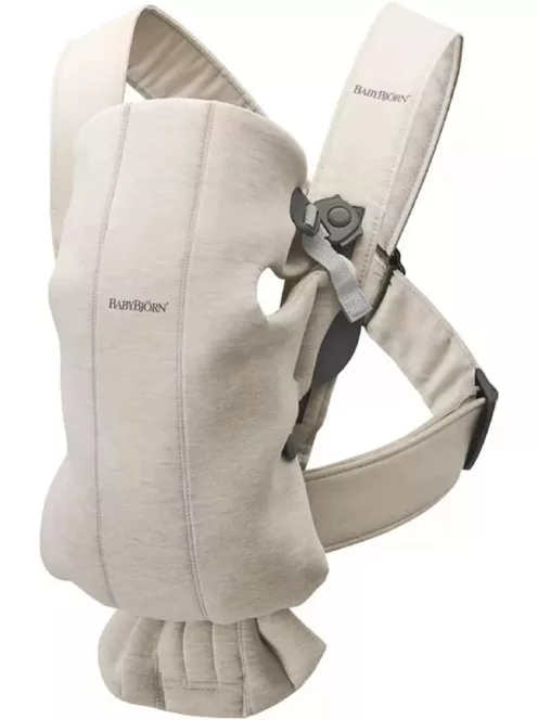 BABYBJÖRN Mini Soft hordozó- light beige Outlet termék
