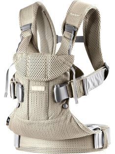   BabyBjörn One Air 3D Mesh babahordozó-szürke-bézs, OUTLET termék