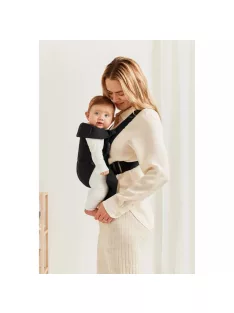   BabyBjörn babahordozó Mini, Comfy cotton-Black. OUTLET termék