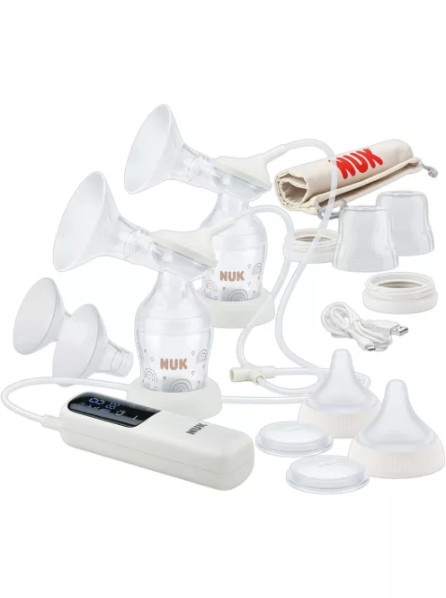Nuk Soft&Easy elektromos dupla mellszívó, OUTLET termék