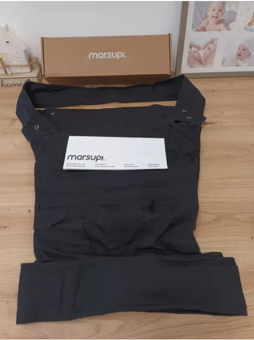 Marsupi Classic 2.0 hordozó - fekete (S/M), OUTLET termék