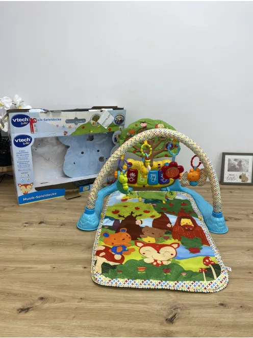 VTech Baby zenélő játszószőnyeg, fejlesztő játékkal- OUTLET termék