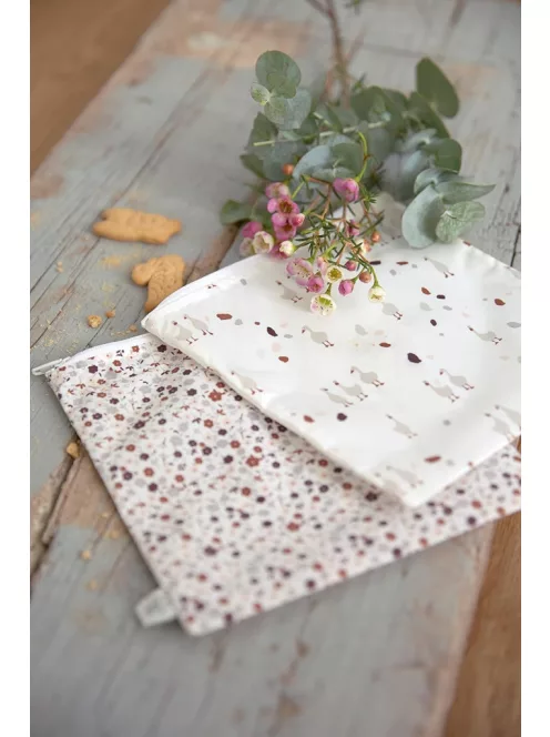 Lässig ételhordozó uzsonnás zacskó-2db, OUTLET termék