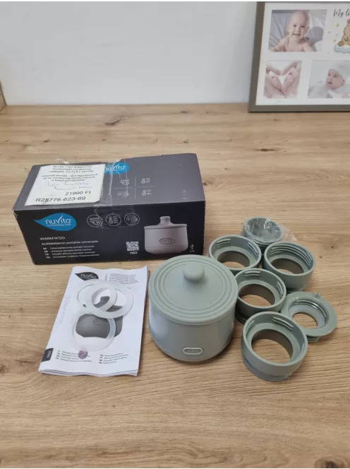 Nuvita 1162 Warm'n'Go hordozható cumisüveg melegítő, OUTLET termék