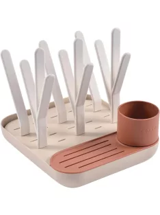   Béaba cumisüveg szárító állvány-Terracotta, OUTLET termék