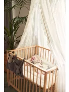 Jollein Canopy Vintage elefántcsont baldachin 245 cm, OUTLET termék