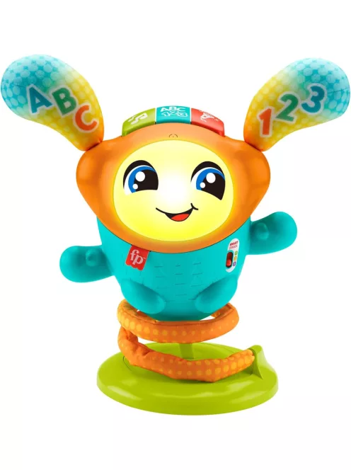 Fisher-Price DJ Hüpfi interaktív német nyelvű játék, OUTLET termék