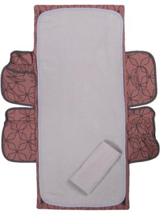   Hoppediz Design Malmö Rose hordozható textil pelenkázó alátét, OUTLET termék