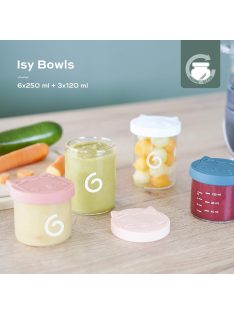   Babymoov Isy üveg tárolóedények tetővel-9 db OUTLET termék