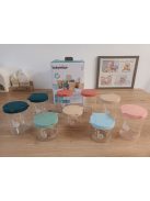 Babymoov Isy üveg tárolóedények tetővel-9 db OUTLET termék