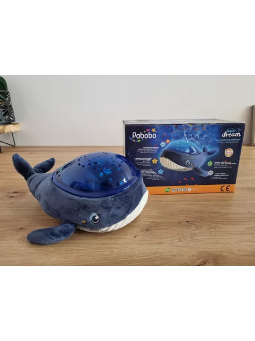 Pabobo Angelcare Aqua Dream Bálna projektor és éjjeli fény, OUTLET termék