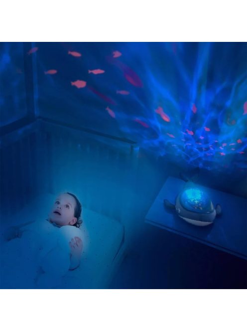 Pabobo Angelcare Aqua Dream Bálna projektor és éjjeli fény, OUTLET termék