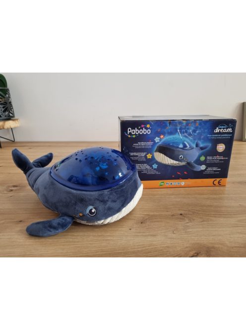 Pabobo Angelcare Aqua Dream Bálna projektor és éjjeli fény, OUTLET termék