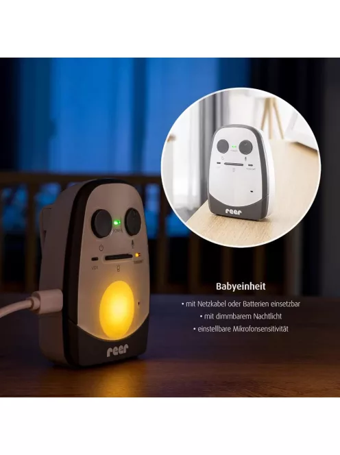 Reer Cosmo 50150 bébiőr éjszakai fénnyel, rezgésriasztóval- Outlet termék