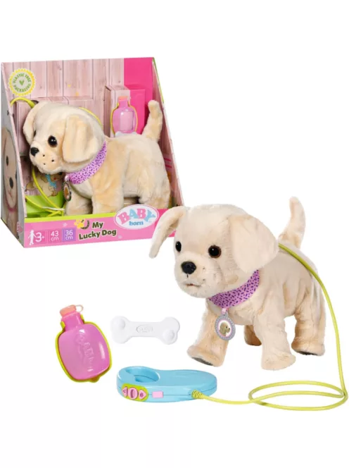 Baby Born My Lucky Dog plüss kutya, OUTLET termék