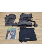 Hoppediz Nabaca babahordozó Basit Set - szürke, OUTLET termék